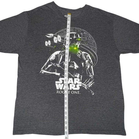 Star Wars Rogue One Tee Charcoal Gray XL EUC Death Trooper - Picture 7 of 11